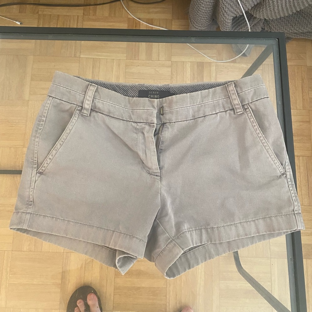 J. Crew 3” Inseam Chino Shorts